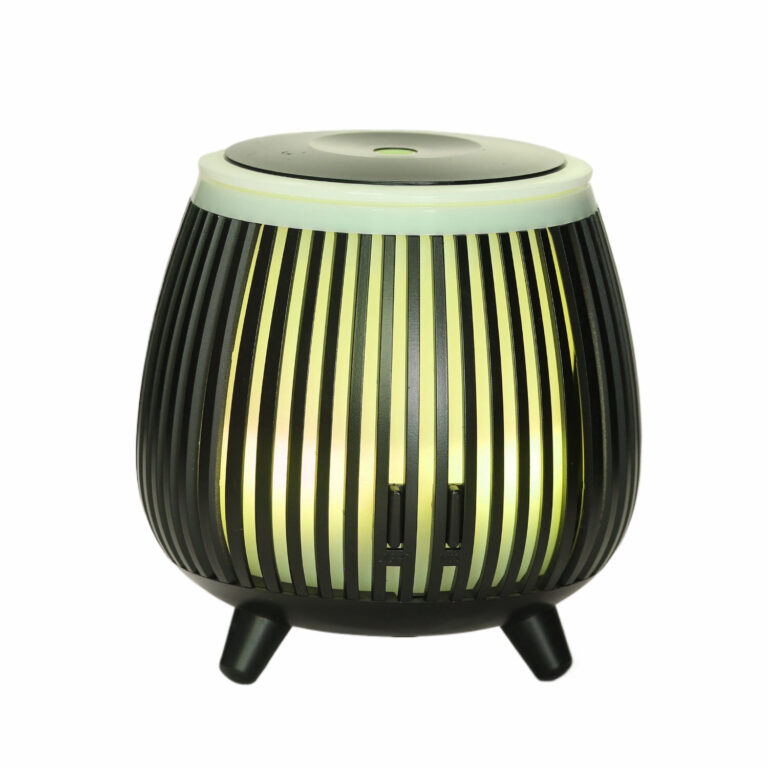 zlifearoma ultrasonic wood grain aroma diffuser with 7 color LED lights